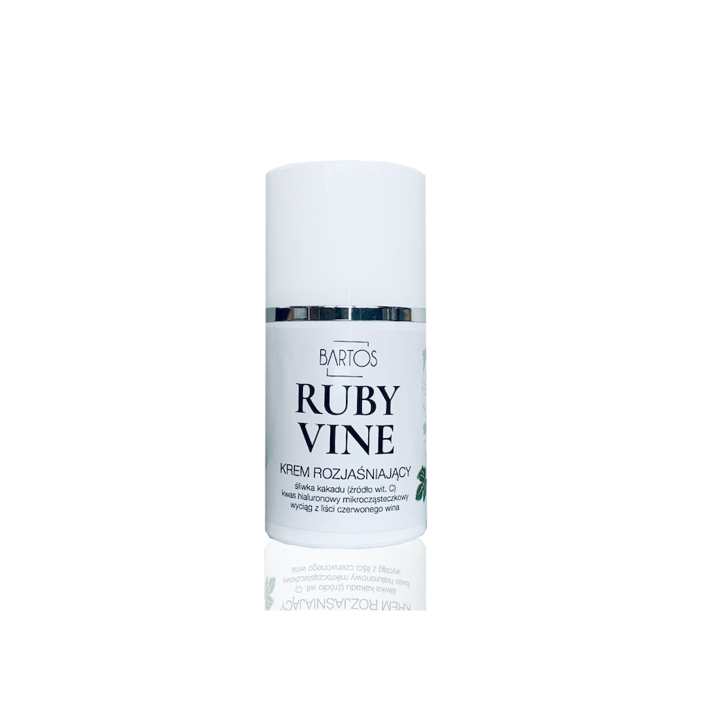 Ruby Vine - krem rozjaśniający w winoroślą, 15 ml