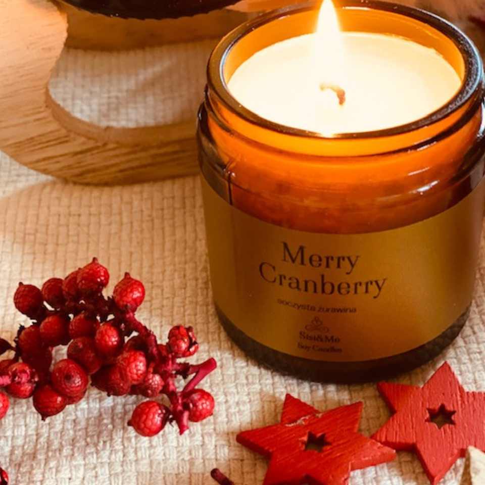 świeca sojowa Merry Cranberry